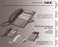 NEC DSX R3 Multibutton Telephone User Guide - Moore Enterprises