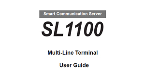 SL1100 Multiline Terminal User Guide - Moore Enterprises Smart Communication for Small Businesses